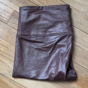 Athleta Metallic bronze leggings